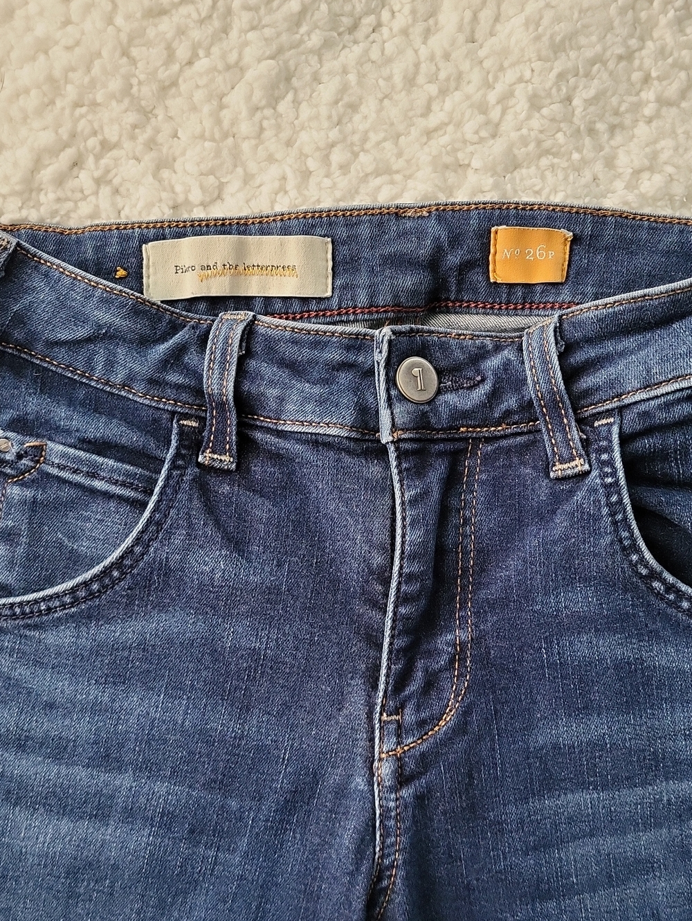 Anthropologie Pilcro and the Letterpress Jeans Womens Blue Denim Skinny